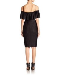 Givenchy Pleated Technical Jersey Dress