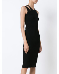 Helmut Lang Ribbed Cut Out Dress