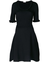 RED Valentino Ribbed Fitted Dress
