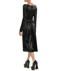 Marc Jacobs Satin Dress With Gathered Detail