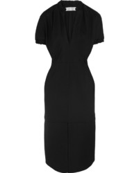 Victoria Beckham Satin Twill Dress Black