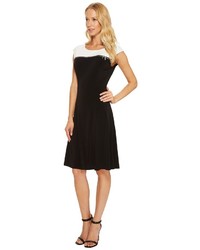 Calvin Klein Sleeveless Dress With Zipper Yoke Dress