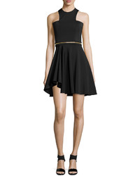 Cushnie et Ochs Sleeveless Neoprene Mini Dress Black