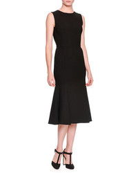 Dolce & Gabbana Sleeveless Open Back Dress Black