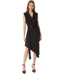 Baja East Sleeveless Satin Dress