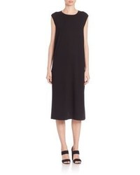 Eileen Fisher Solid Side Slit Dress