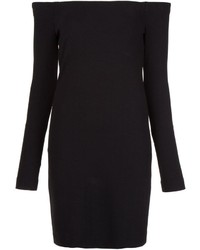 Tibi Off The Shoulder Fitted Dress