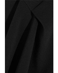 Stella McCartney Xandria Asymmetric Cady Dress Black