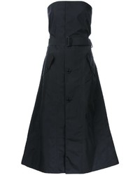 Yang Li Strapless Buttoned Dress