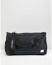 Spiral Duffle Bag In Black