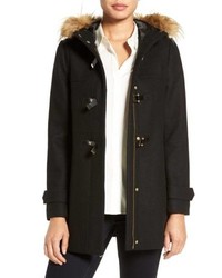 Cole Haan Signature Cole Haan Hooded Duffle Coat With Faux