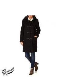 Gloverall Original Slim Long Duffle Coat Black