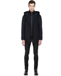 Mackage Gerald Navy Flat Wool Coat