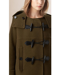 Burberry Oversize Virgin Wool Cashmere Duffle Coat