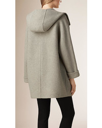 Burberry Oversize Virgin Wool Cashmere Duffle Coat
