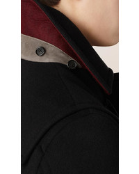 Burberry Virgin Wool Duffle Coat With Detachable Hood