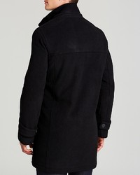 Cole Haan Wool Plush Duffle Coat