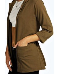 Boohoo Esther Belted Tailored Duster Coat