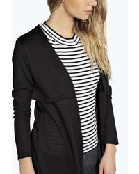 Boohoo Grace Trench Style Duster Cardigan