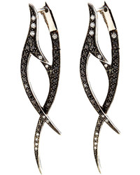 Stephen Webster Black Sapphire Diamond Thorn Drop Earrings