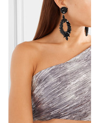 Ranjana Khan Crystal Clip Earrings
