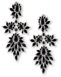 Fallon Crystal Cluster Marquis Statet Earrings