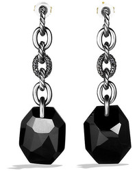 David Yurman Dy Signature Collection Drop Earrings With Crystal And Diamonds