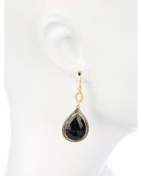 Sara Weinstock Faceted Spinel Diamond Halo Earrings