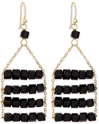 Jules Smith Designs Jules Smith Beaded Layer Earrings Black