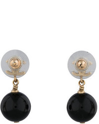 Chanel Mini Cc Drop Earrings