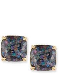 Kate Spade New York Small Glittered Square Stud Earrings