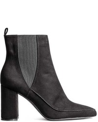 H&M Ankle Boots With Pointed Toes