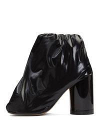 MM6 MAISON MARGIELA Black Padded Covered Ankle Boots