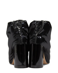 MM6 MAISON MARGIELA Black Padded Covered Ankle Boots
