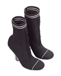 Fendi Open Work Sock Boots