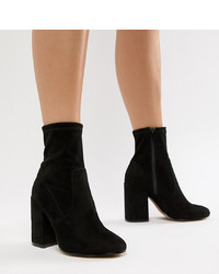 ASOS DESIGN Wide Fit Eastern Sock Boots Micro