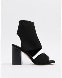 ASOS DESIGN Teric Knitted Heeled Sandals