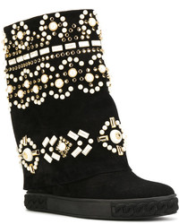 Casadei Embellished Chaucer Boots
