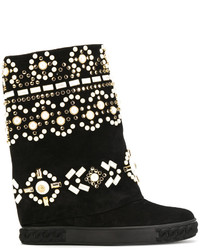 Casadei Embellished Chaucer Boots