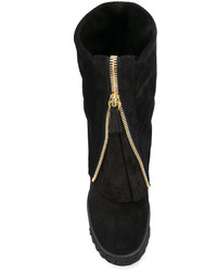 Casadei Zip Embellished Chaucer Boots