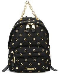 Black Embellished Backpack