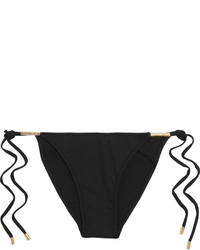 Melissa Odabash Verona Embellished Bikini Briefs Black