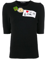Dolce & Gabbana Embellished Knitted Top