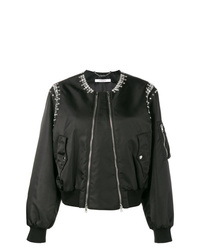 Givenchy Rhinestone Embellished Bomber Jacket