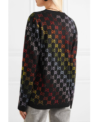 Gucci Crystal Embellished Wool Cardigan