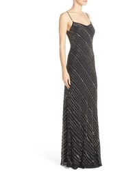 Adrianna Papell Embellished Chiffon Gown