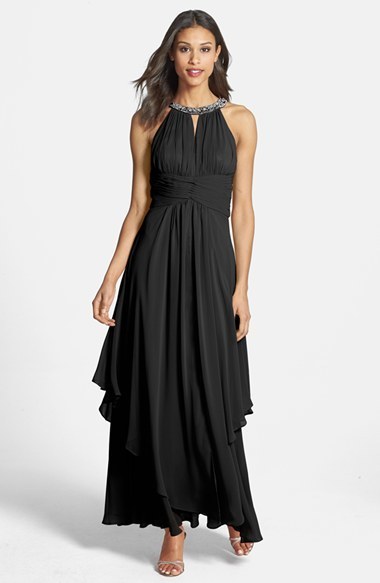Speechless Juniors' Embellished Cutout Halter Gown, Created for Macy's -  Macy's