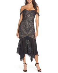 Ever New Pieced Lace Off The Shoulder Dress
