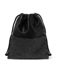 Alexander Wang Ryan Mini Crystal Embellished Satin Bucket Bag