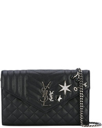 Saint Laurent Star Embellished Clutch Bag